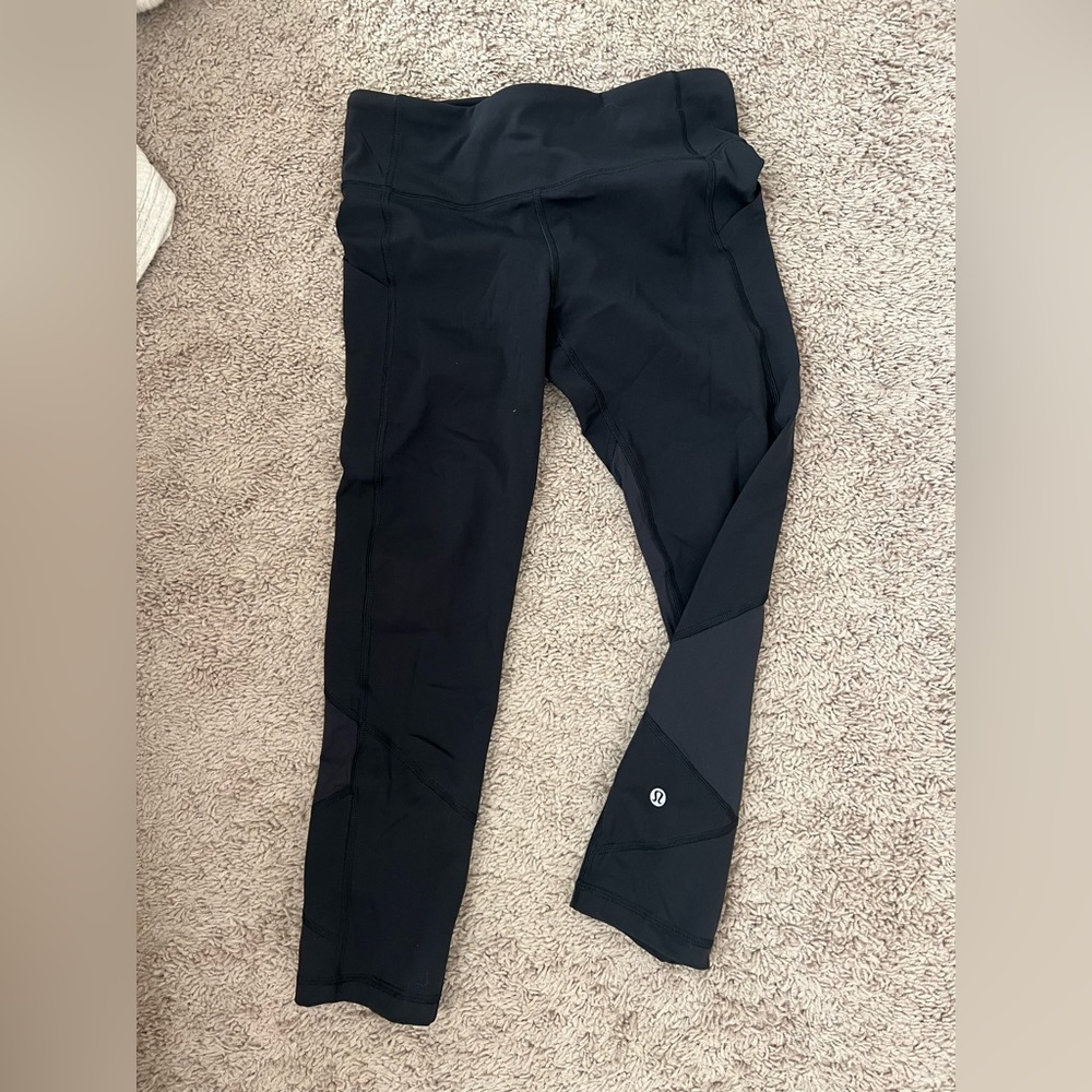 Lululemon Fast and Free 23” crop with pockets